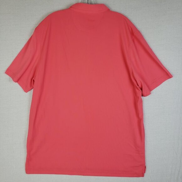 Johnnie-O Hangin' Out Polo Shirt Men's size XXL Coral Reef Surfer Logo - Picture 5 of 10